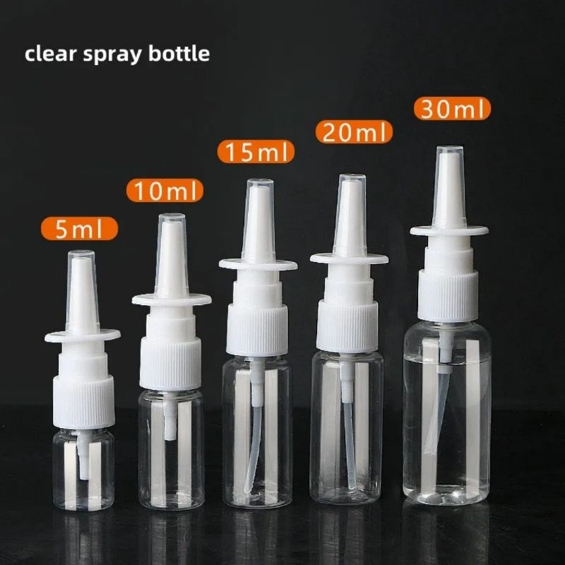 Plastic Nasal Nose Spray Bottle Botol Semprot Cuci Hidung 10 ml 20 ml 30 ml 40 ml 50 ml botol plasti