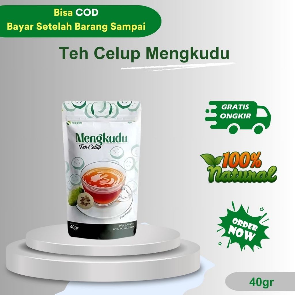 

Teh Celup Mengkudu Herbal Alami Untuk Menurunkan Tekanan Darah Tinggi - Isi 1 pouch 20 kantong