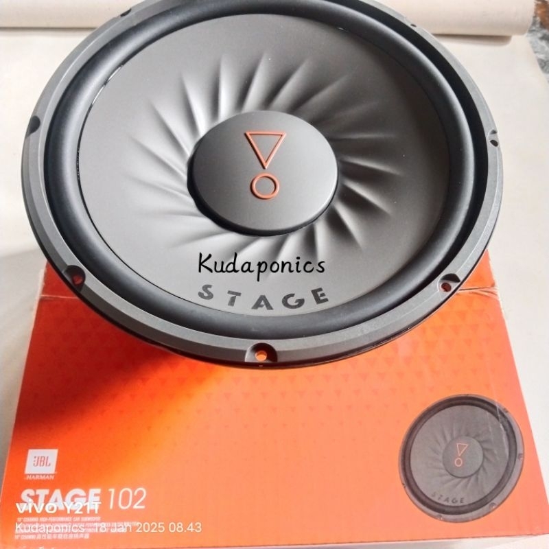 Speaker Mobil JBL STAGE 102 ORIGINAL SUBWOOFER 10 INCH 4 OHM 900 WATT 225 WATT RMS SINGLE VOICE COIL