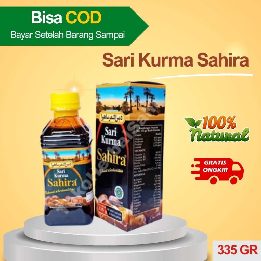 

Sari Kurma Sahira 335 Gram Baik Untuk Anemia