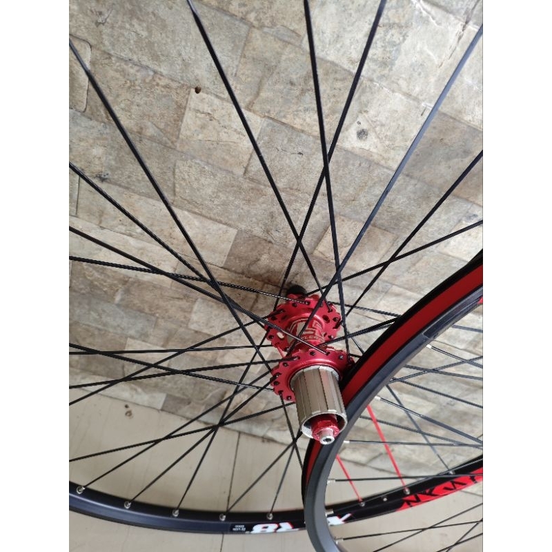 WHEELSET SEPEDA GUNUNG MTB 29IN XLR8 BEARING JANGKRIK