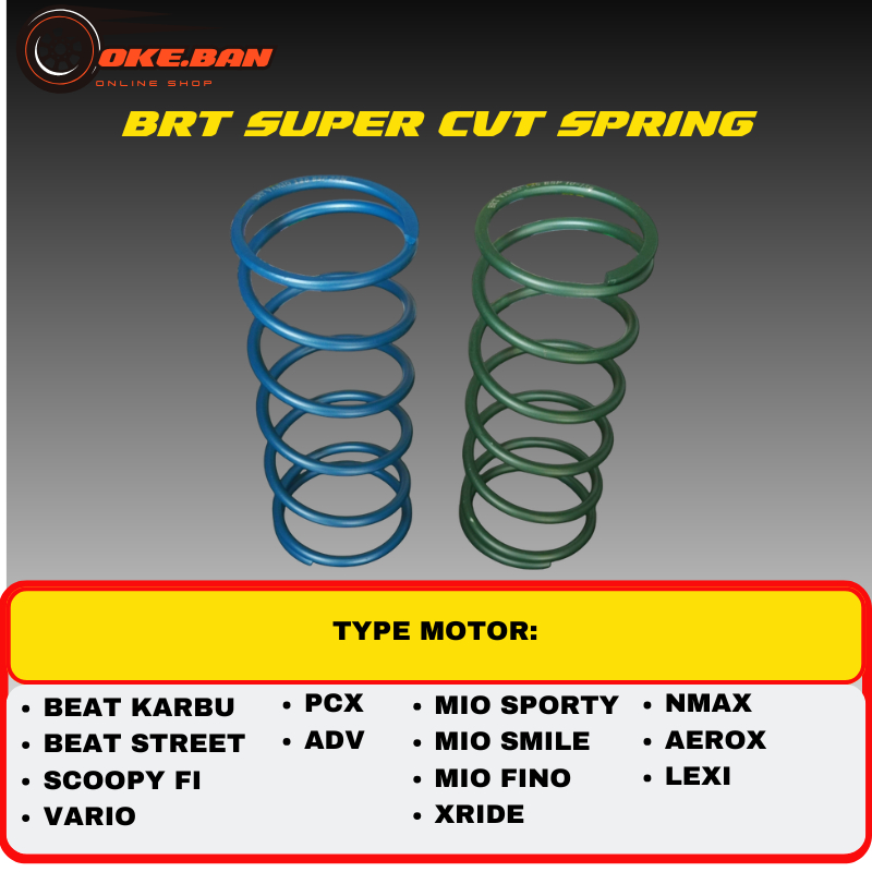 Per CVT BRT Racing Honda Vario / PCX / ADV / Stylo Nmax Beat Mio 1500RPM 2000RPM Original