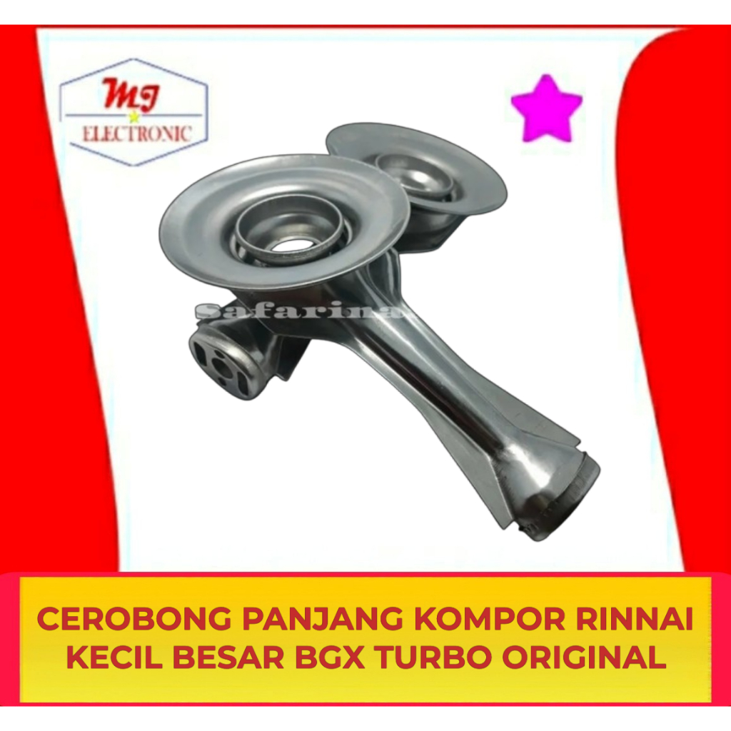 Cerobong Tungku Sirkulasi Api Model Panjang Kompor Rinnai Portable Original
