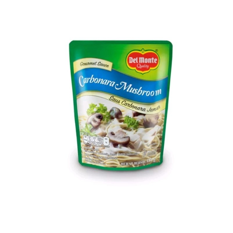 

DELMONTE CARBONARA MUSHROOM 180g