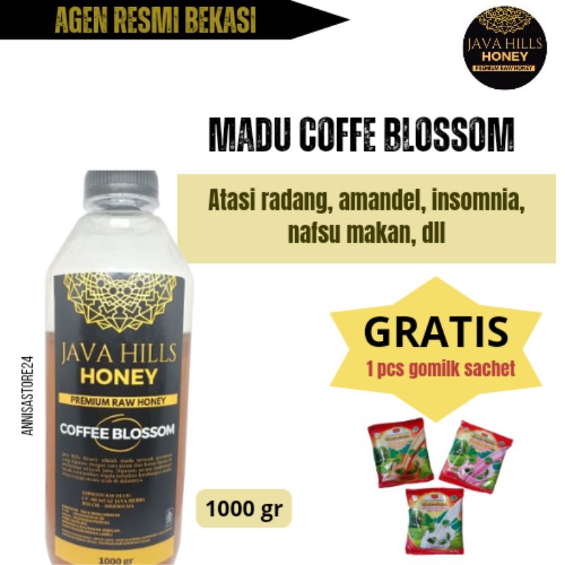 

Madu Coffee Blossom 1000gr Javahills Honey - untuk atasi radang, amandel insomnia, nafsu makan