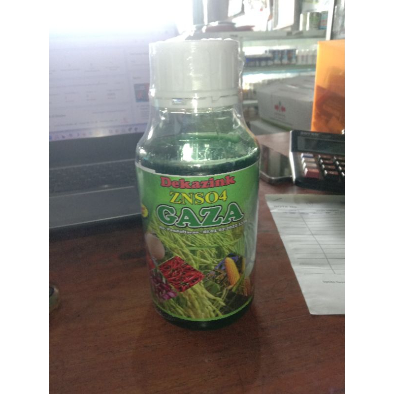 pupuk cair untuk padi merah,Asem aesemen,telat tumbuh DEKAZINK ZNSO4 GAZA 500ML