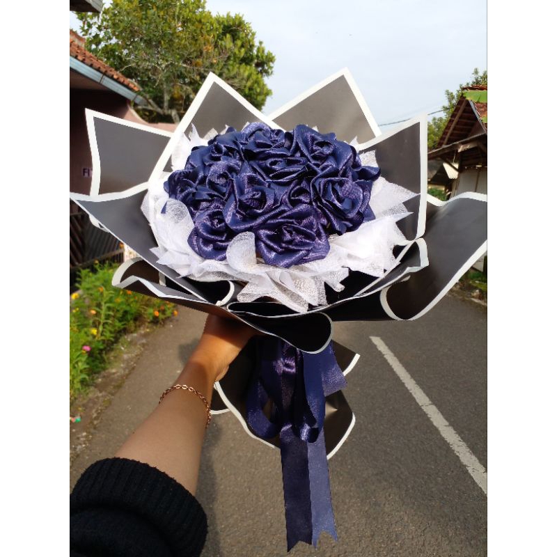 BUKET BUNGA MAWAR || BUKET KAIN SATIN || BUKET MURAH