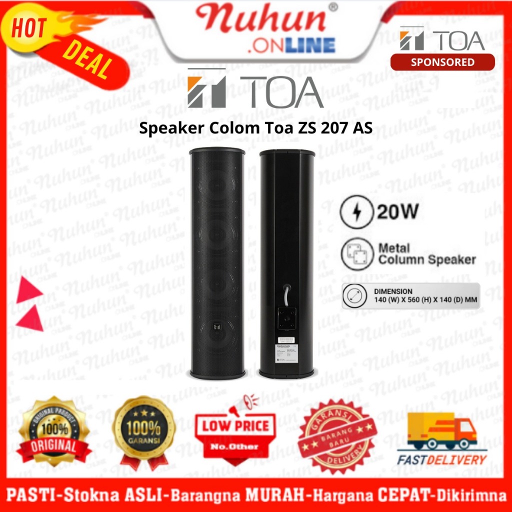 Toa Column Speaker ZS-207-AS