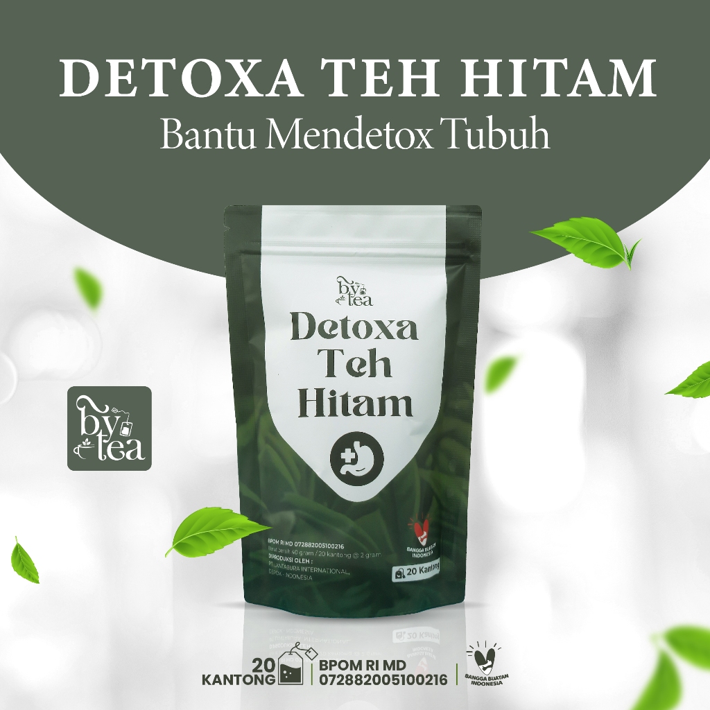 

Bytea - Detoxa Teh Hitam Isi 20 Kantung Teh Bantu Mendetox Racun Dalam Tubuh Minuman Herbal Alami