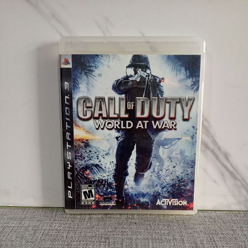 BD CD KASET ORIGINAL PS3 CALL OF DUTY World at war Usa Bahasa Inggris Box dan Cover Original