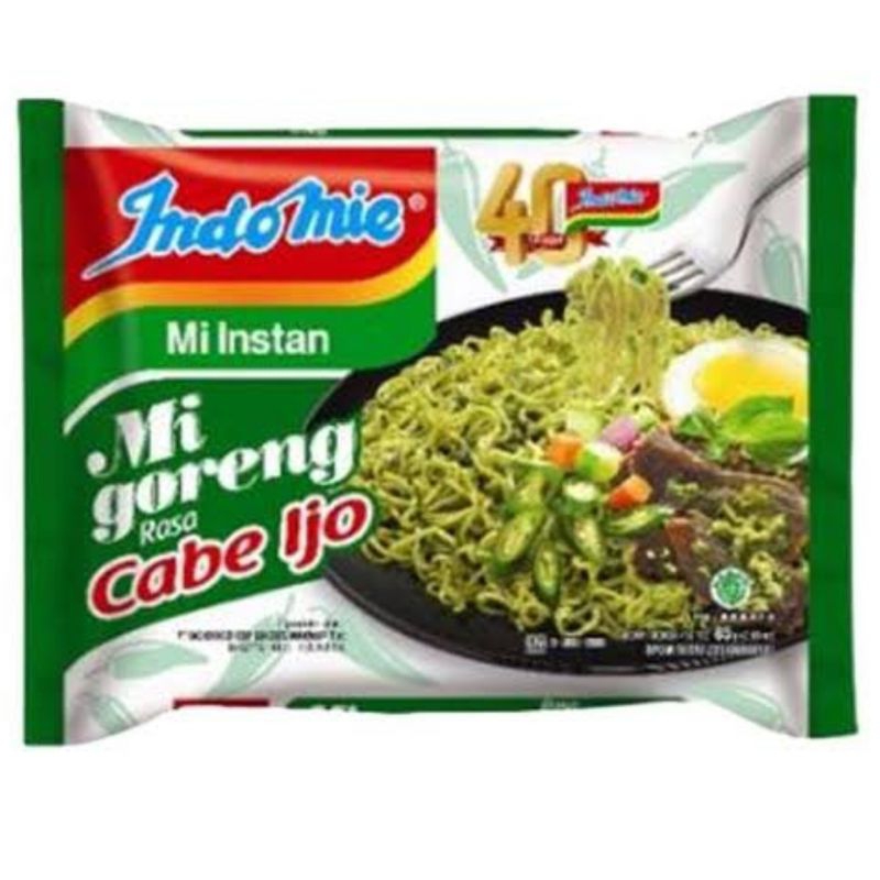 

Indomie Mi Instan Raso Cabe Ijo