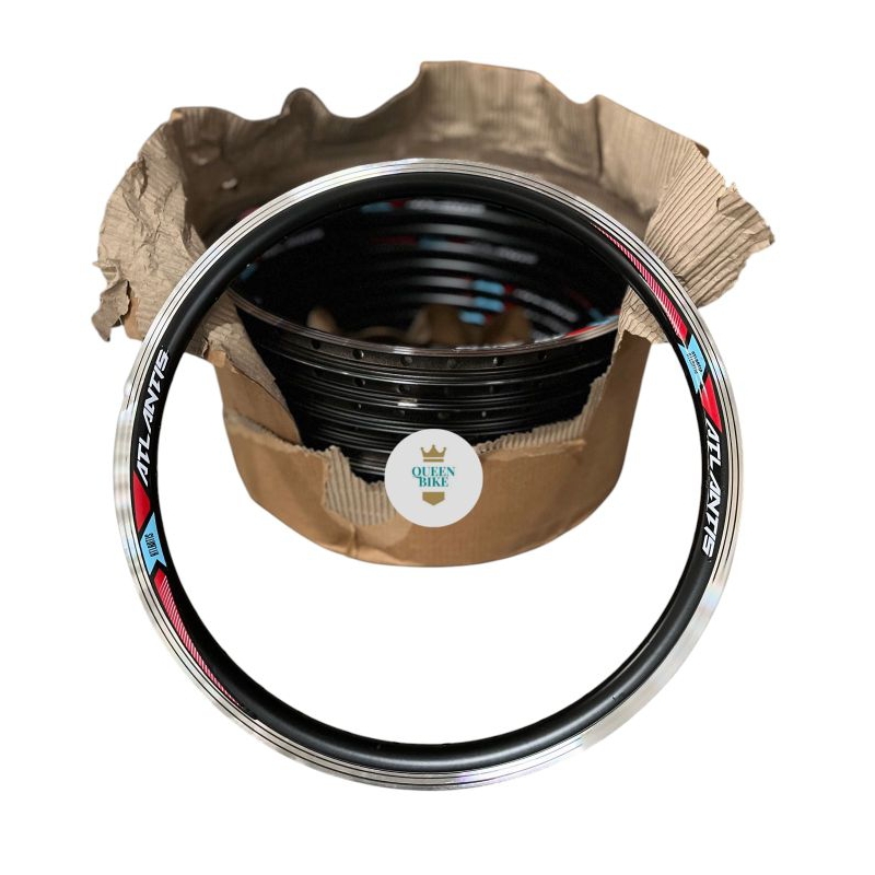 Rim Velg Peleng Double Wall Sepeda BMX Lipat Folding Seli 20x1.25/1.35/1.50/1.75 Lubang 36h (1 pasan