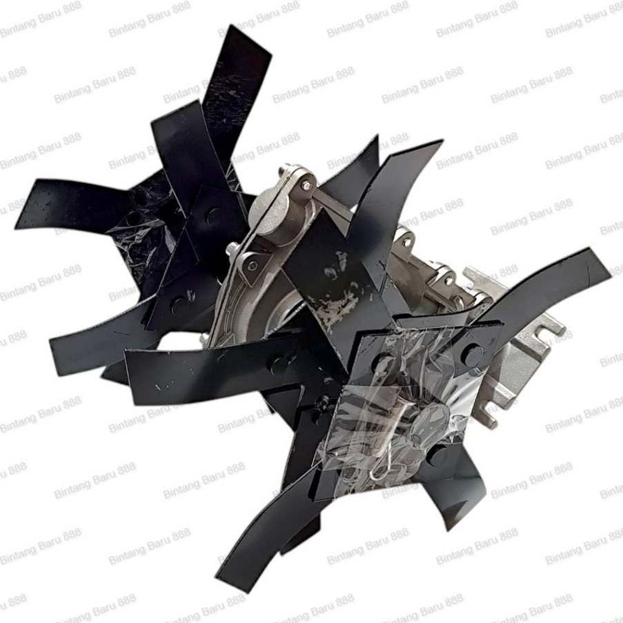 Alat penggembur tanah Mini tiller alat penyiang gulma WEDDER HEAD Mesin Potong Rumput Alat Penggembu