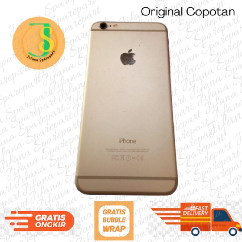 Backdoor + Buzzer + Konektor Charger Iphone 6 Plus Original Copotan