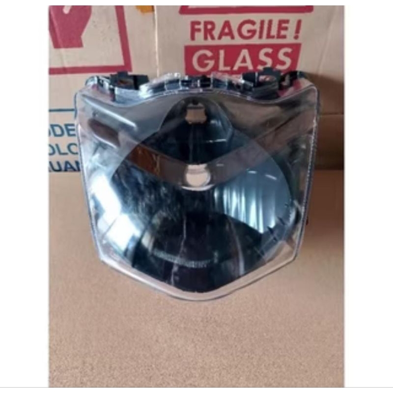REFLEKTOR LAMPU DEPAN BEAT CARBU BEAT KARBU BEAT LAMA FULL CUSTOM HITAM