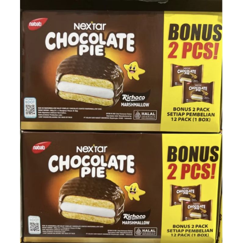 

Nextar Chocolate Pie 392gr isi 14