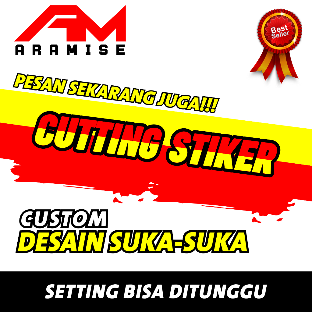 

Custom Cutting Stiker - Stiker Tulisan - Stiker Nama - Stiker Sukasuka