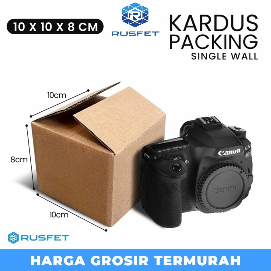 

KARDUS PACKING KARTON BOX 10x10x8cm Dus Kotak Packaging Polos tebal