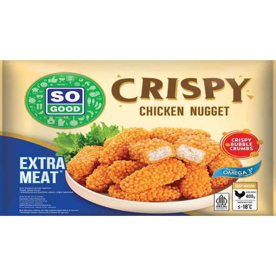

SO GOOD CRISPY CHICKEN NUGGET 400gr