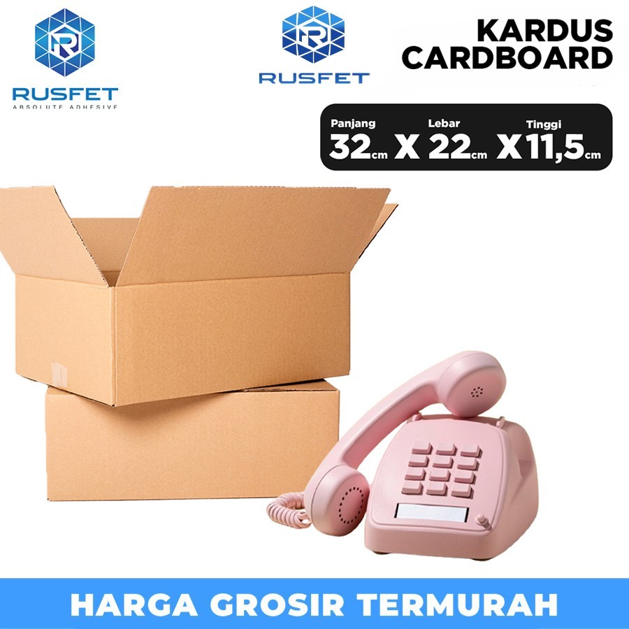 

KARDUS PACKING KARTON BOX 32x22x11.5cm Dus Kotak Packaging Polos tebal