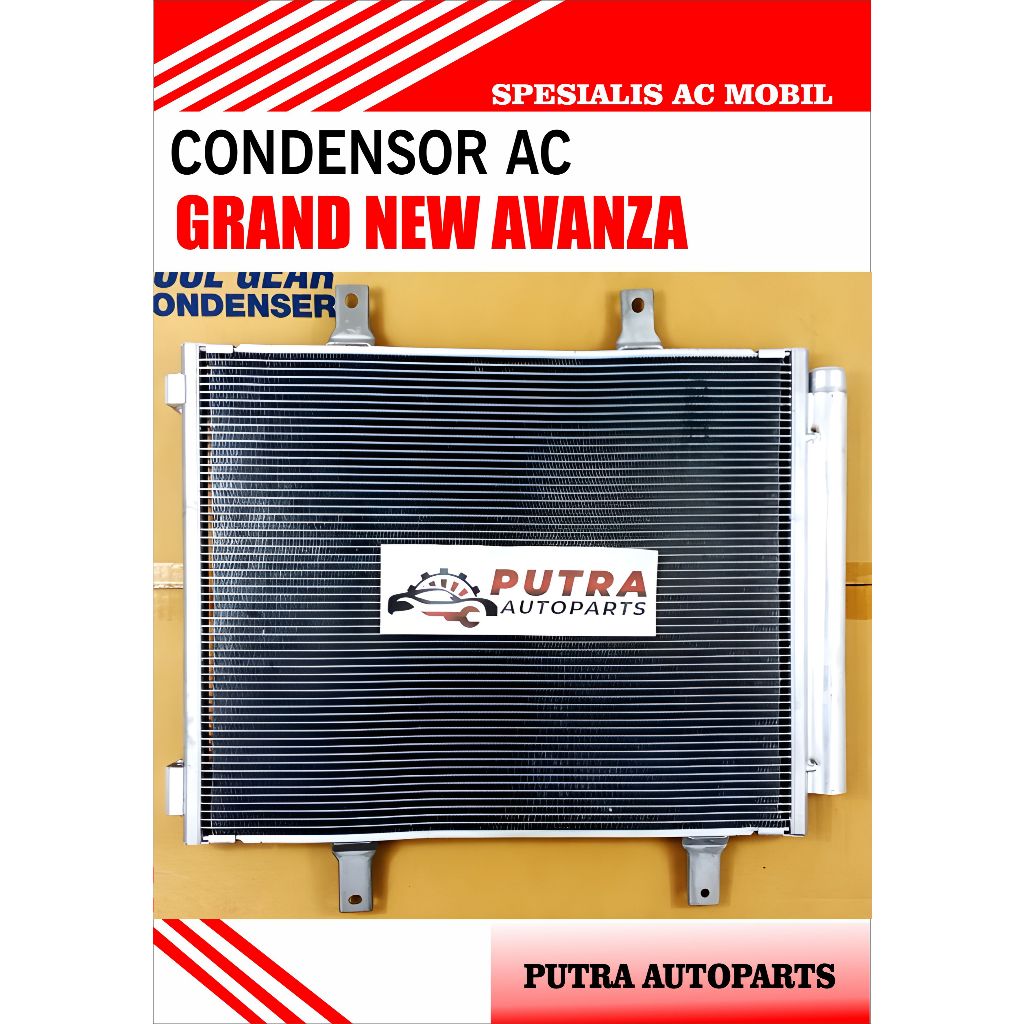CONDENSOR AC MOBIL GRAND NEW AVANZA 1.5CC 2019 / ALL NEW RUSH TERIOS 2016 - 2019 (DENSO COOLGEAR 261
