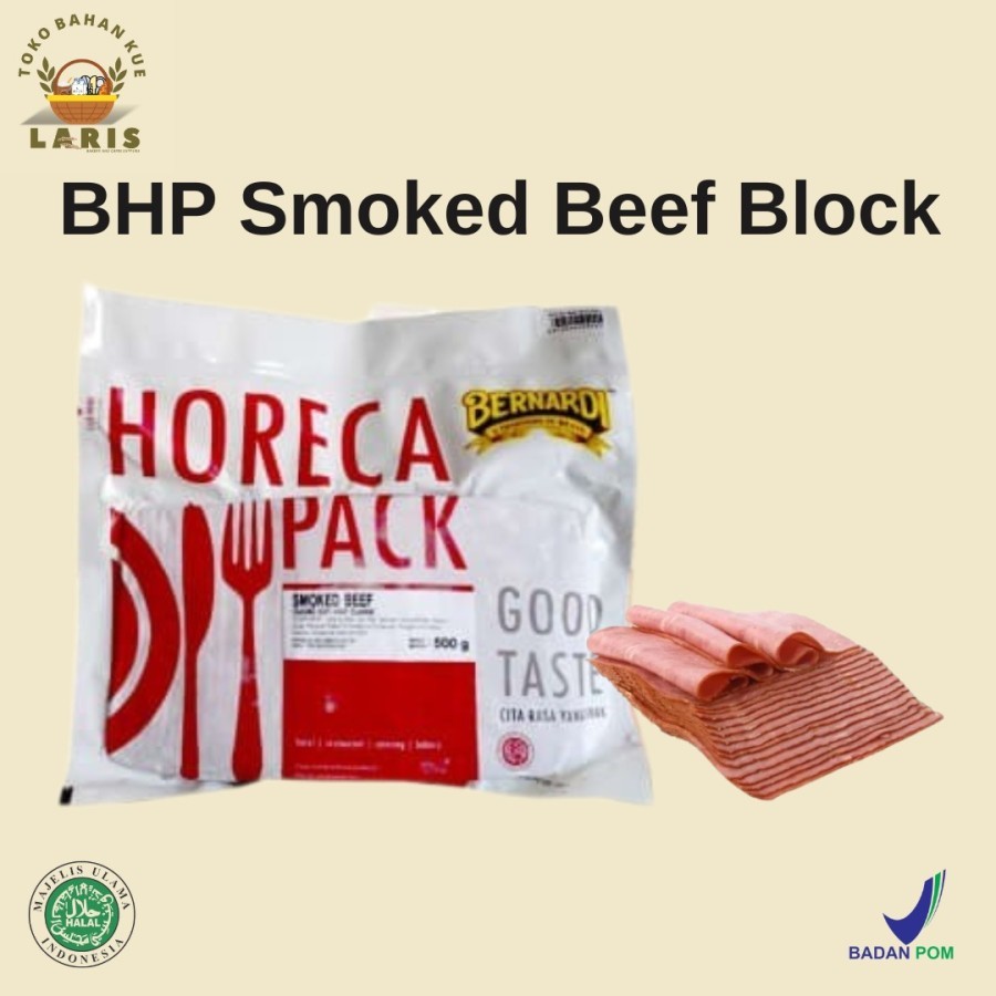 

BERNARDI HORECA SMOKE BEEF BLOCK 500 GRAM