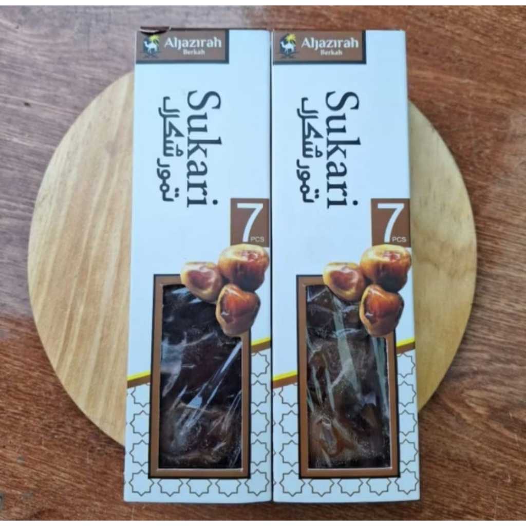 

KURMA SUKARI ALJAZIRAH 7 BUTIR / KURMA SUKARI PREMIUM KEMASAN MINI PACK