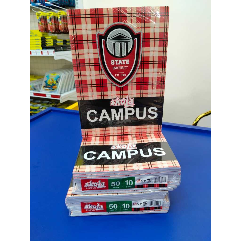 

SKOLA - 10 Buku Tulis Boxy 50 lbr / Buku Tulis Boxy 1 Pack