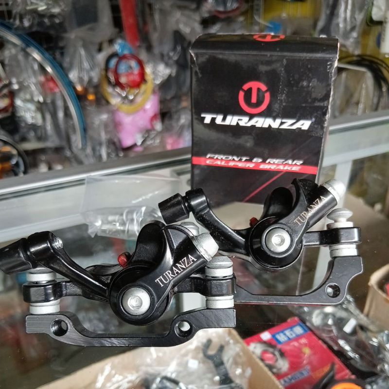 Kaliper Rem cakram sepeda Kaliper rem Turanza sepasang