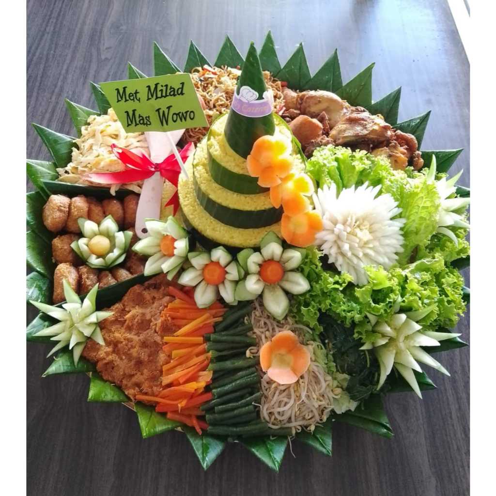 Tampahan Tumpeng Nasi Kuning 15 Porsi