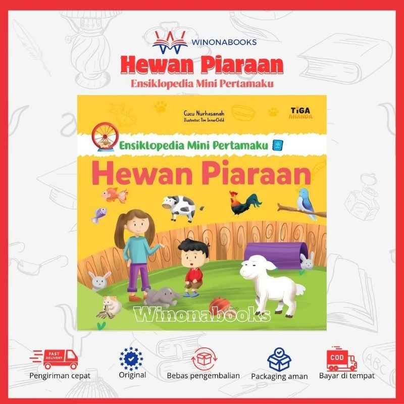 Ensiklopedia Mini Pertamaku: Hewan Piaraan