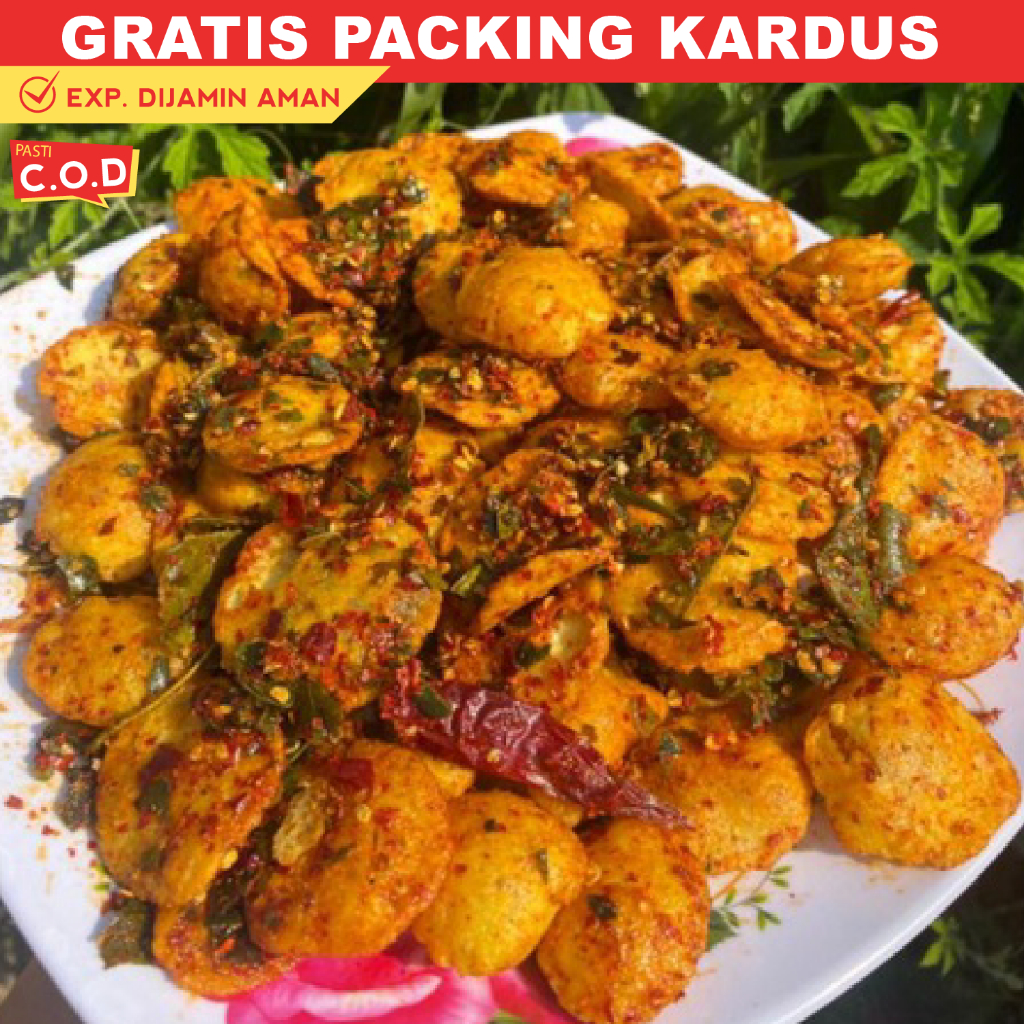 

COD Snack keripik combring combro kering pedas daun jeruk 1 kg | MAKANAN RINGAN CEMILAN JAJANAN