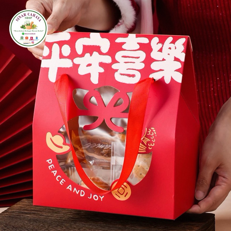 

Paper Bag Hampers Imlek Sincia Tahun Ular Goodie Bag Tas Kado Merah Chinese New Year