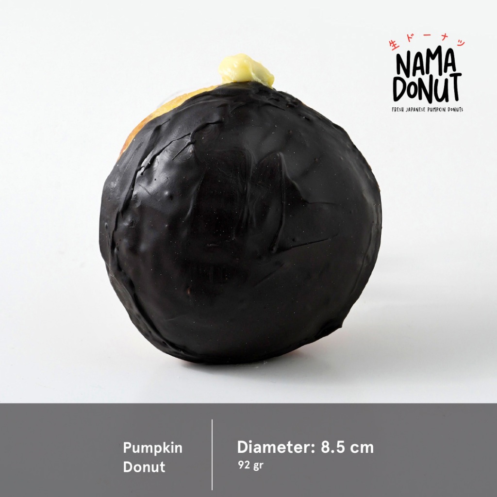 

Boston Cream pumpkin donut