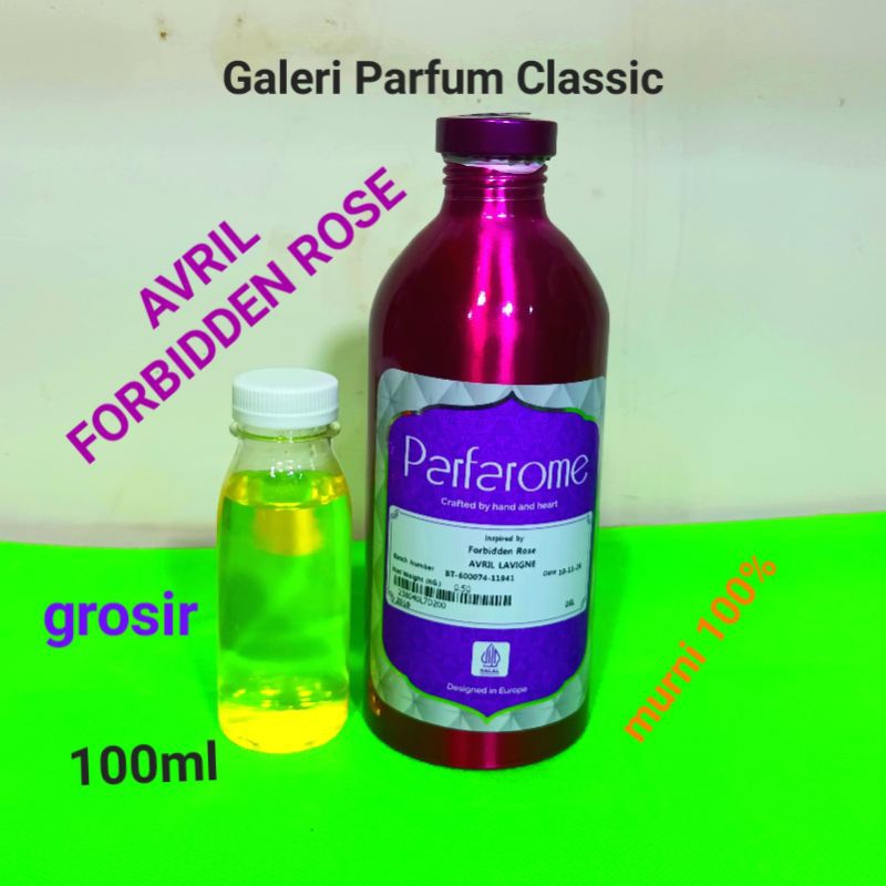 (100ml) Avril forbidden rose 100% murni bibit parfum parfarome