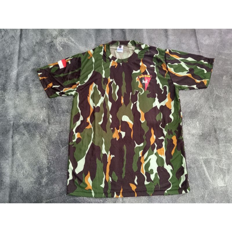 kaos loreng Brimob pendek/kaos Jersey loreng