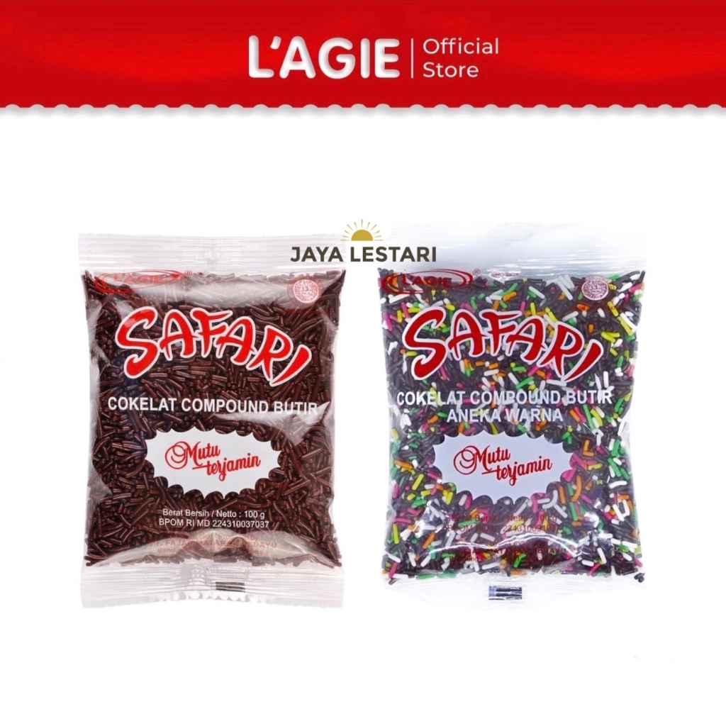 

Lagie Safari Ceres Cokelat Compound Butir (100g)