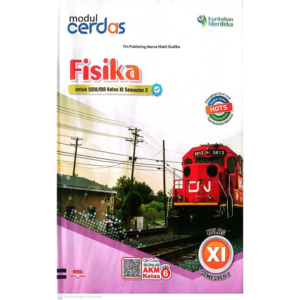 Buku LKS / Modul Cerdas Fisika kelas 11 SMA/MA Semester 2 Kurikulum Merdeka WMG