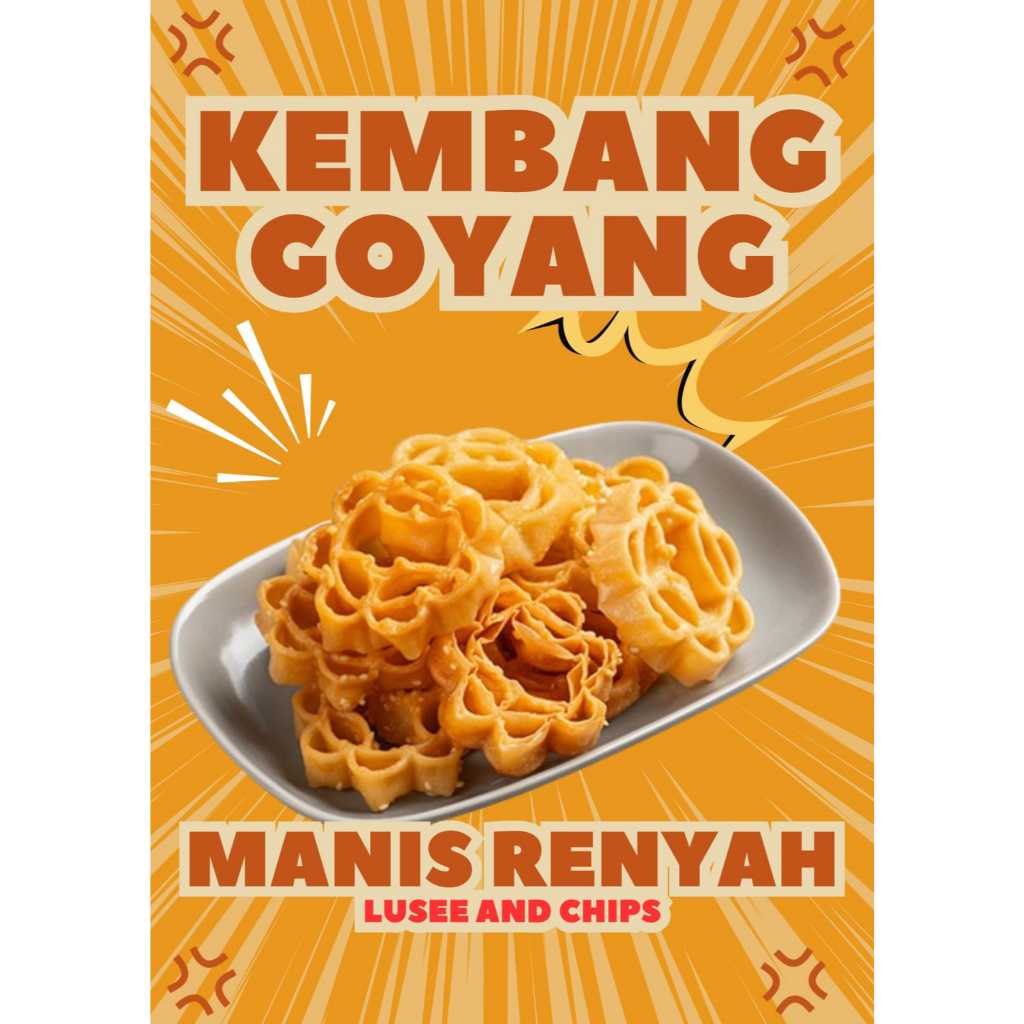 

Cemilah Khas Kembang Goyang Nikmat & Manis / Cemilan Santai & Keluarga