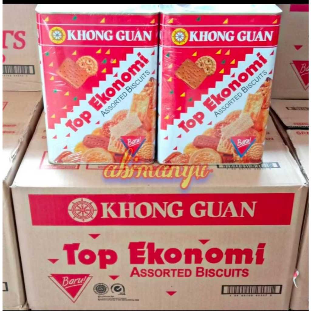 

biskuit khong guan kaleng top ekonomi 1150 gram [ EDISI LEBARAN ]