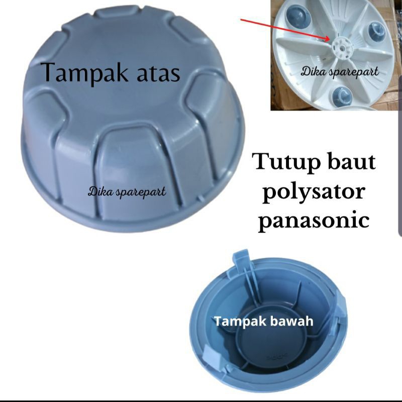 tutup baut pulysator - pulsator mesin cuci panasonic