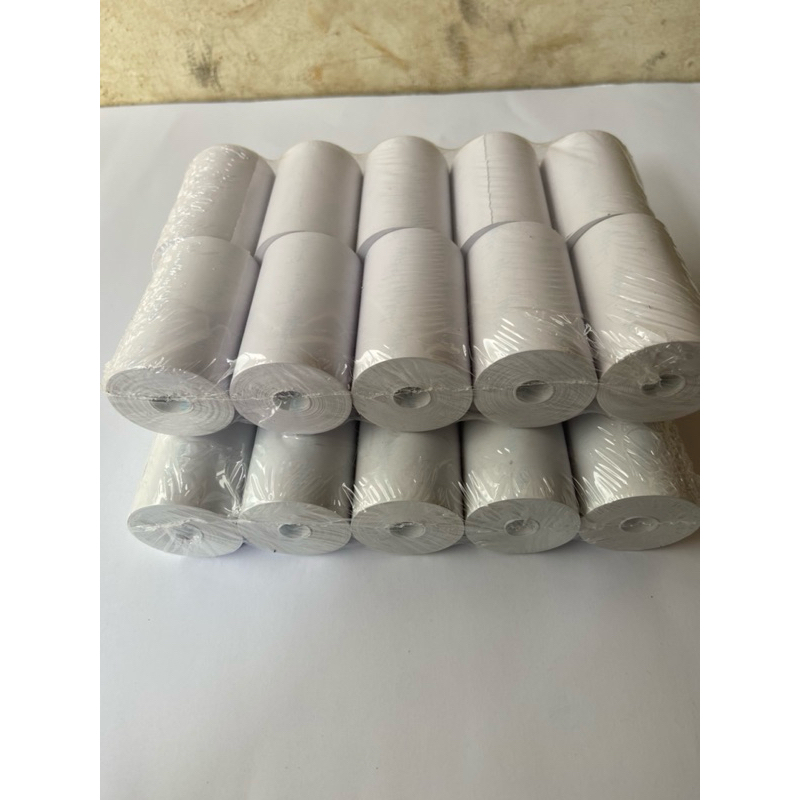 

thermal Edc / kertas kasir untuk ukuran 57x40 dan 58x40 isi 2 pack / 20 roll/pcs