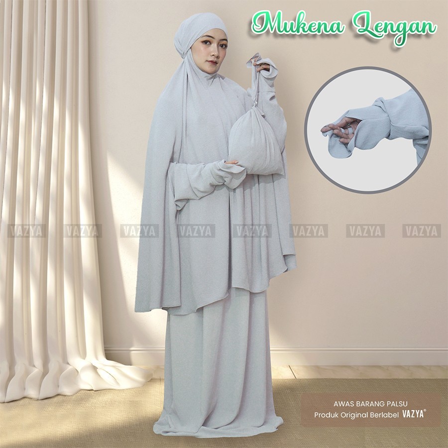 Mukena Lengan Crinkle Jumbo Mukena Umroh Crinkle airflow