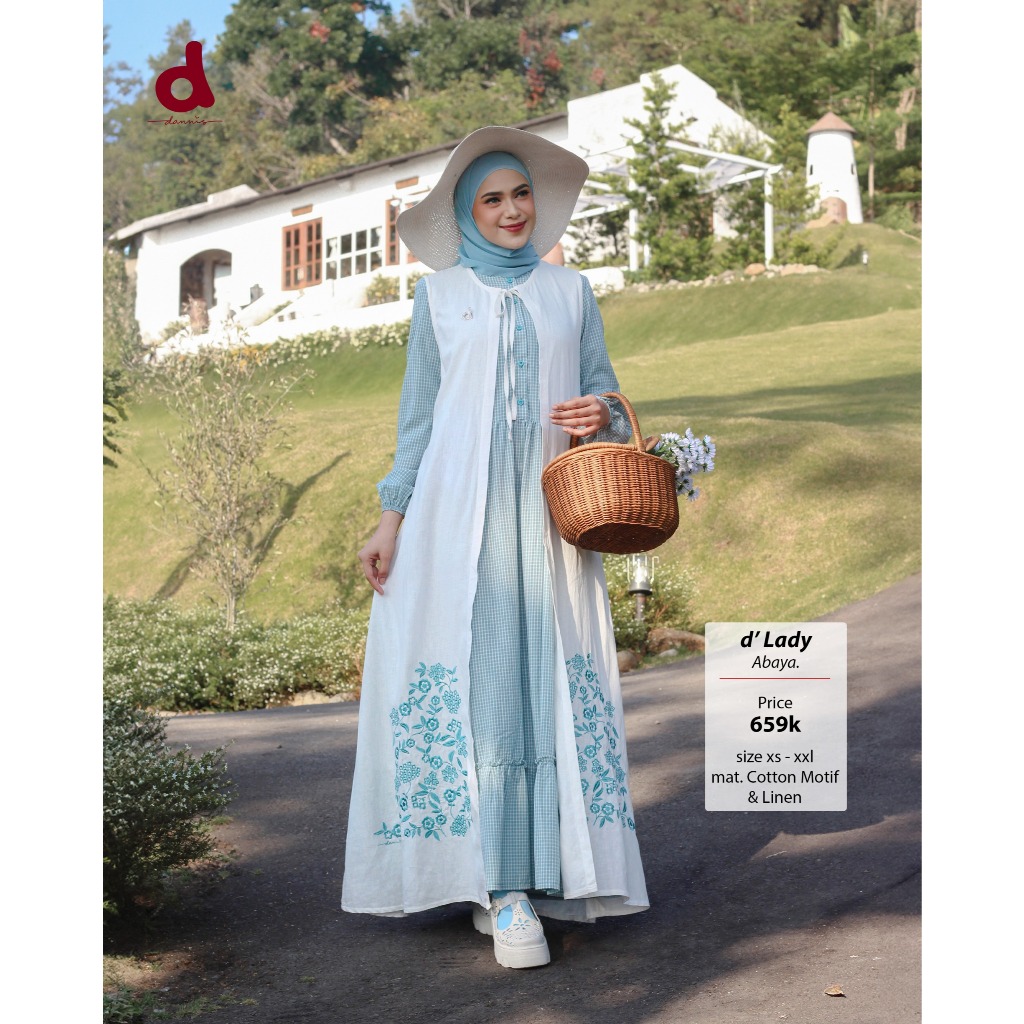 Baju Dannis Terbaru Abaya Dewasa D' LADY Couple Keluarga Size XXL