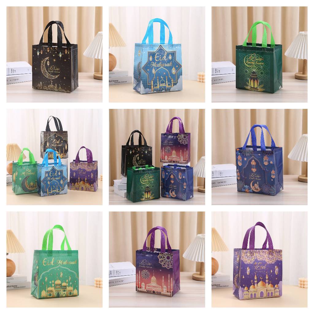 

Spunbond Tas Parcel Lebaran Tote Bag Souvenir Goodie Bag Hampers Idul Fitri Bag Laminasi