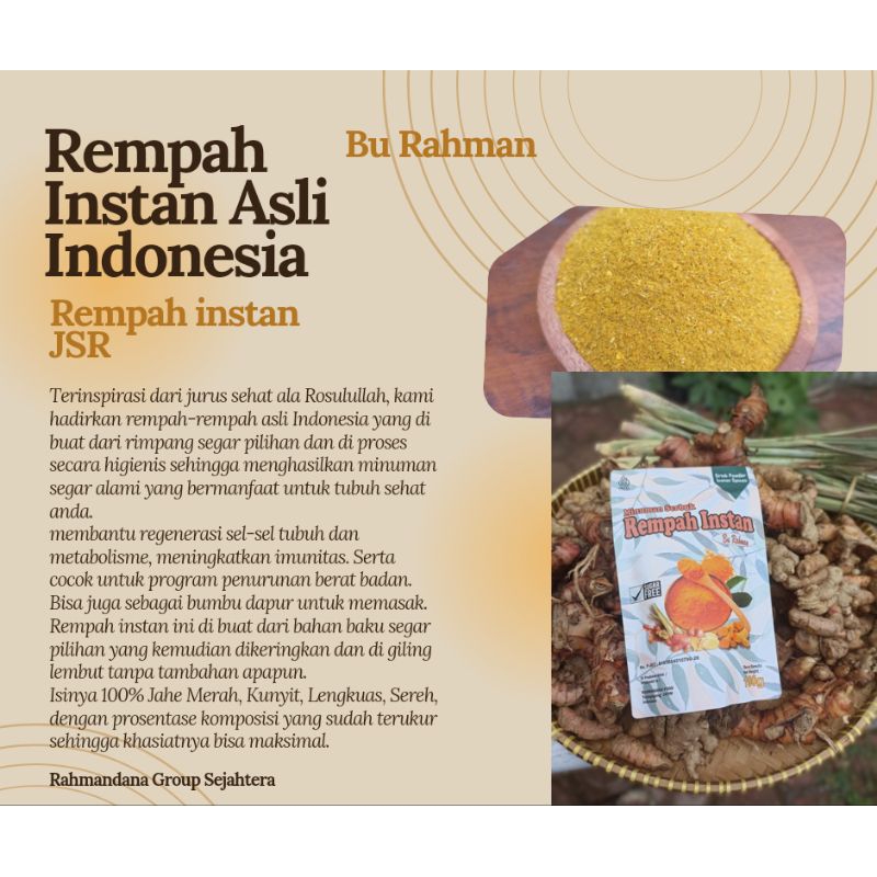 

Rahmandana Group Sejahtera Rempah Instan JSR