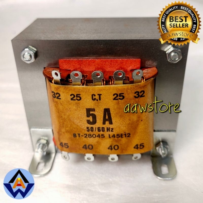 Trafo Big 5A ct45 Besar Murni Tembaga Trapo 5a ct45 5 ampere