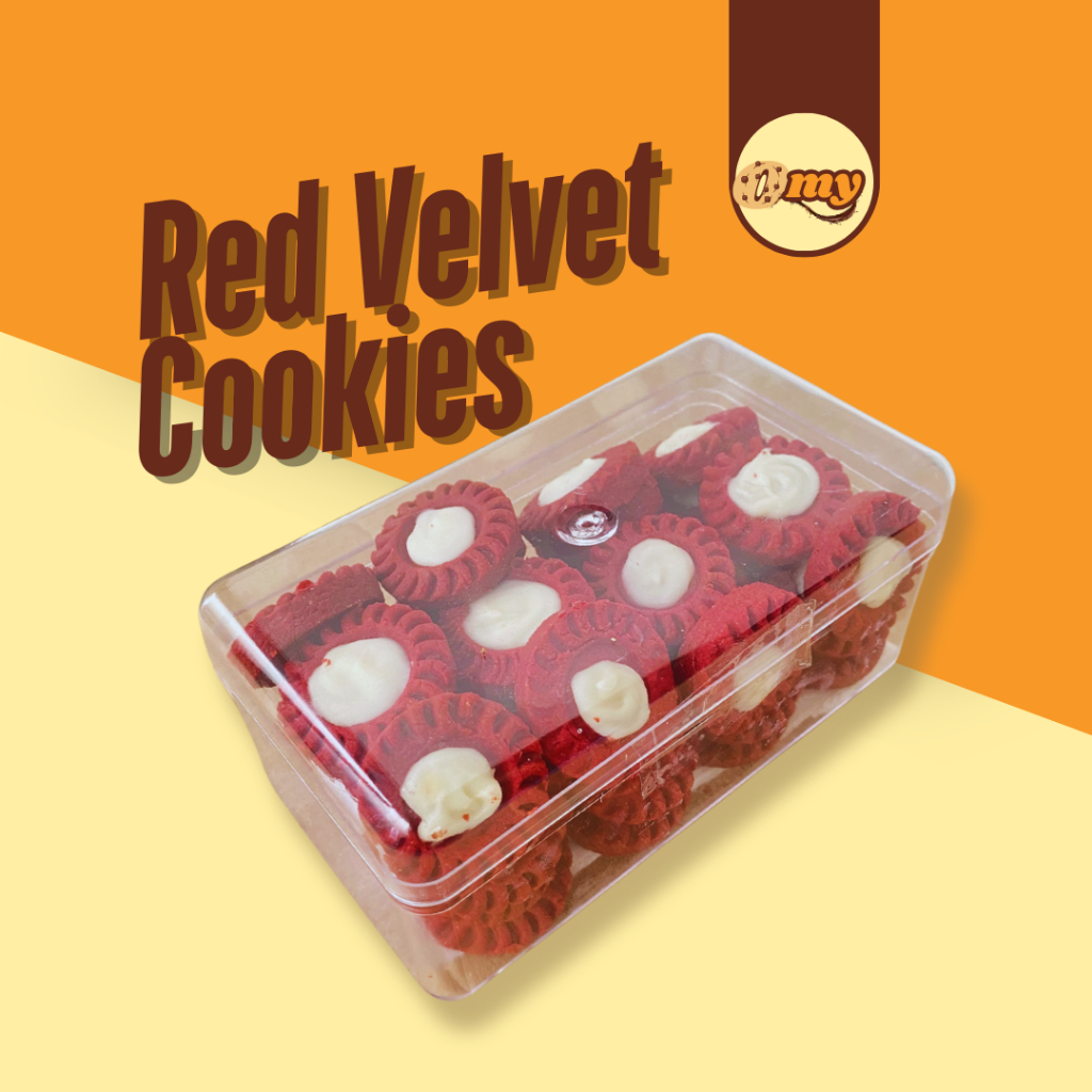 

DISKON RAMADHAN Red Velvet Cookies 350gr, Lembut & Creamy, Home Made