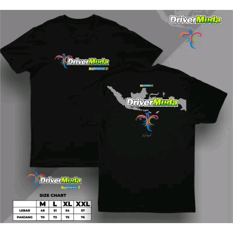 KAOS PESONA DRIVER MUDA INDONESIA