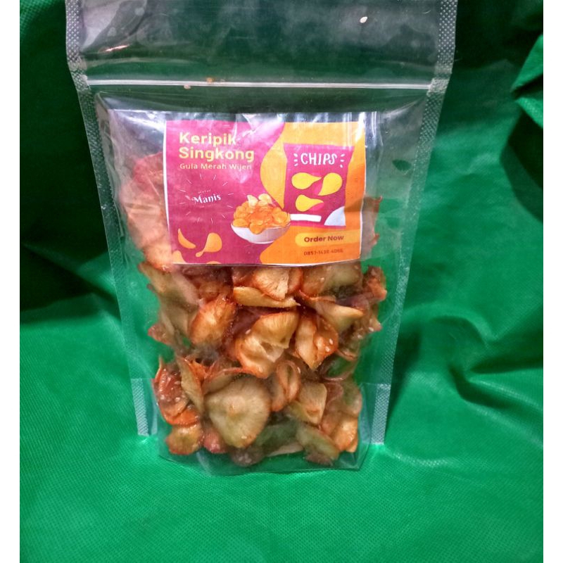 

Keripik Singkong Gula Merah Wijen Manis